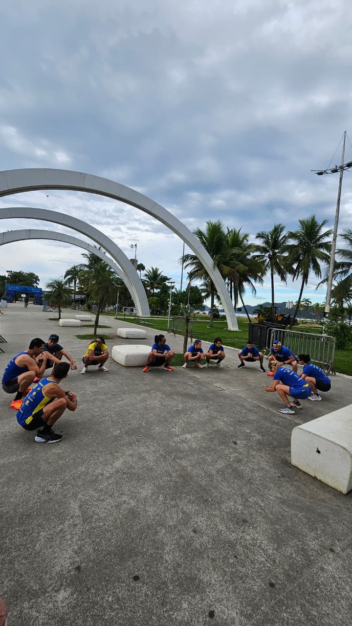Aquecimento nos Arcos de Santos — Igor Nicolau Team